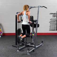 BODY-SOLID PRO SELECT WEIGHT ASSISTED CHIN-DIP MACHINE FCD-STK
