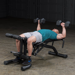 BODY-SOLID OLYMPIC LEVERAGE EXERCISE BENCH WITH LEG DEVELOPER FID46