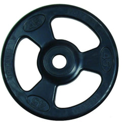 YORK BARBELL ISO-GRIP RUBBER ENCASED STEEL OLYMPIC PLATES