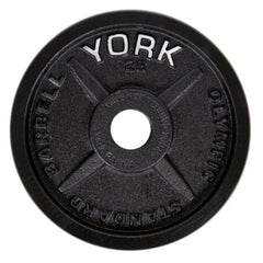 YORK BARBELL LEGACY CAST IRON PRECISION MILLED OLYMPIC WEIGHT PLATES