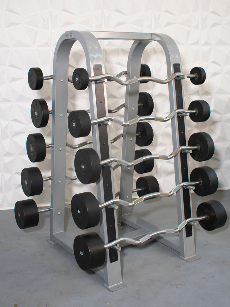 Muscle D Pro Urethane Barbell Set 20 to 110 lbs MD-PUBS
